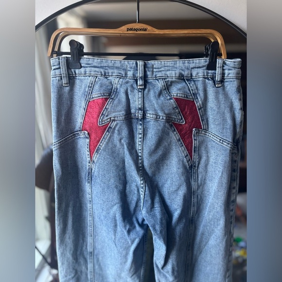 FREE PEOPLE | we the free thunderbird flare jeans | size 32 - Picture 8 of 8